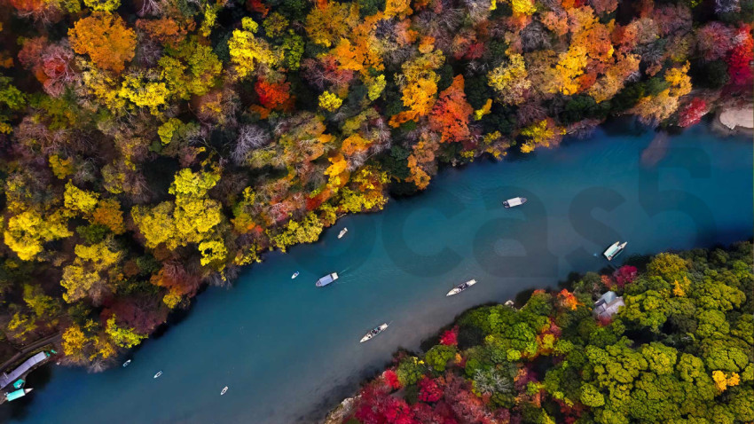 Arashiyama river